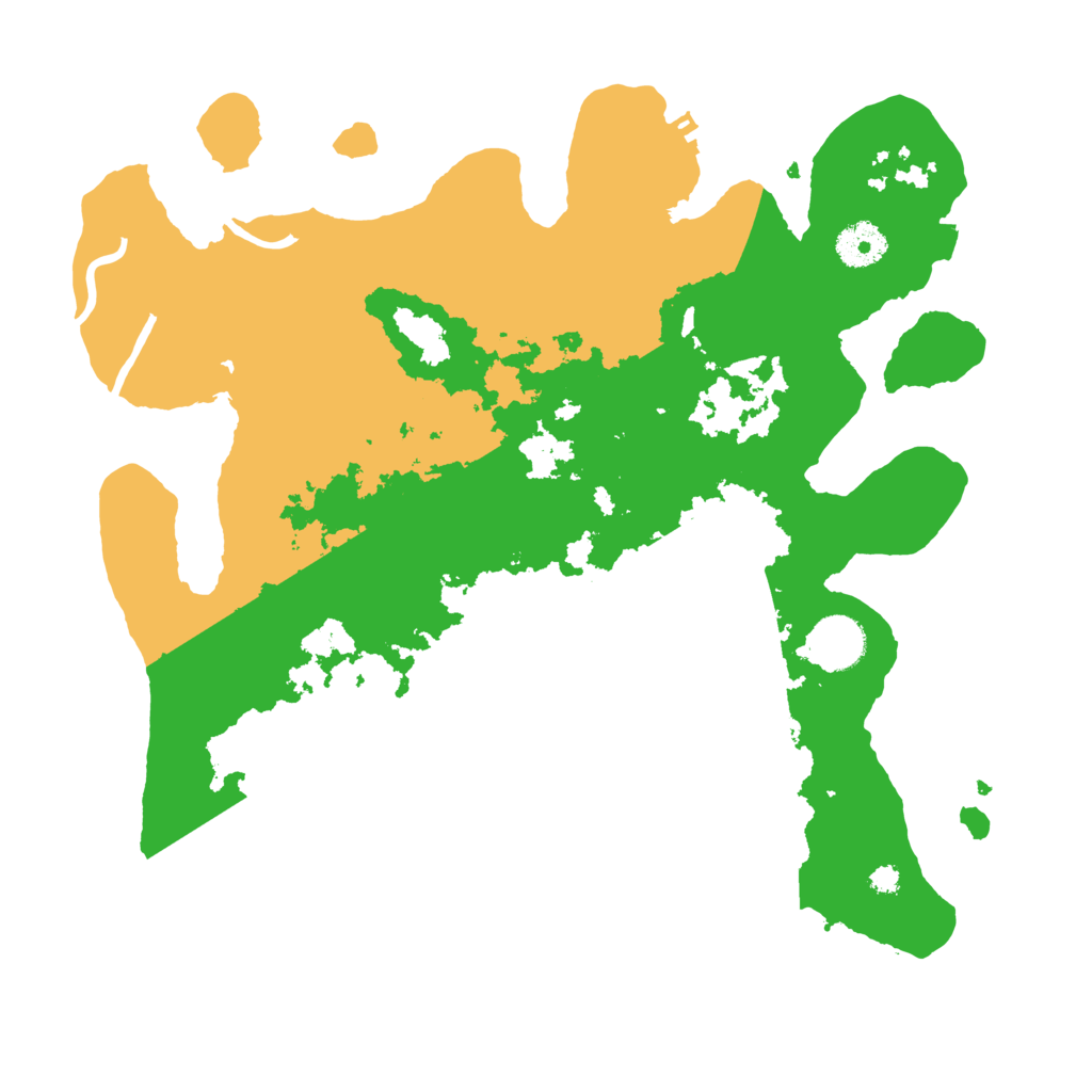 Biome Rust Map: Procedural Map, Size: 3500, Seed: 646543431