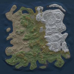 Thumbnail Rust Map: Procedural Map, Size: 4500, Seed: 1573046356, 19 Monuments