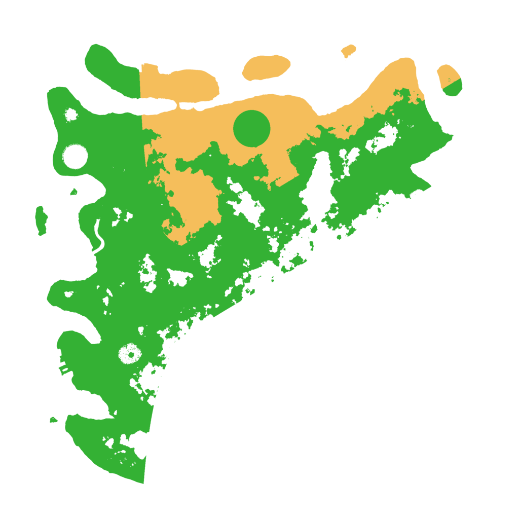 Biome Rust Map: Procedural Map, Size: 3700, Seed: 596413477