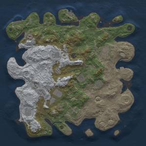 Thumbnail Rust Map: Procedural Map, Size: 4250, Seed: 931859632, 19 Monuments