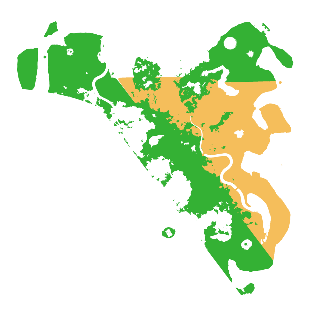 Biome Rust Map: Procedural Map, Size: 4500, Seed: 684329