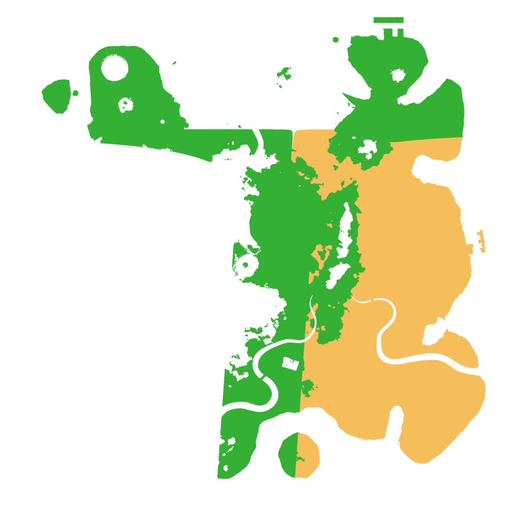 Biome Rust Map: Procedural Map, Size: 3500, Seed: 1712543062