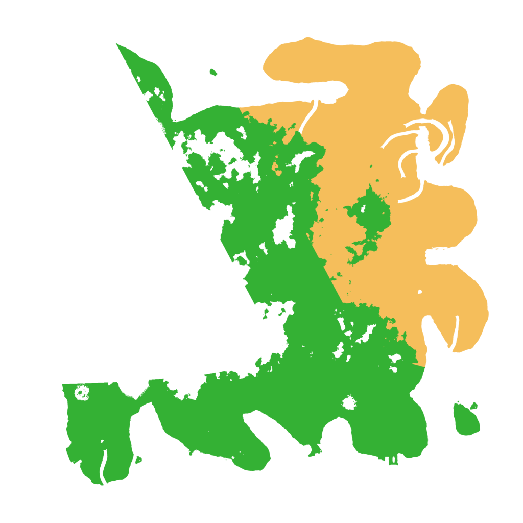 Biome Rust Map: Procedural Map, Size: 3500, Seed: 1904203218