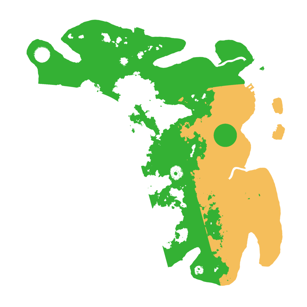 Biome Rust Map: Procedural Map, Size: 3500, Seed: 766815889