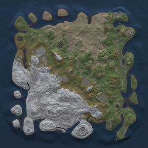 Thumbnail Rust Map: Procedural Map, Size: 4250, Seed: 1156835590, 18 Monuments