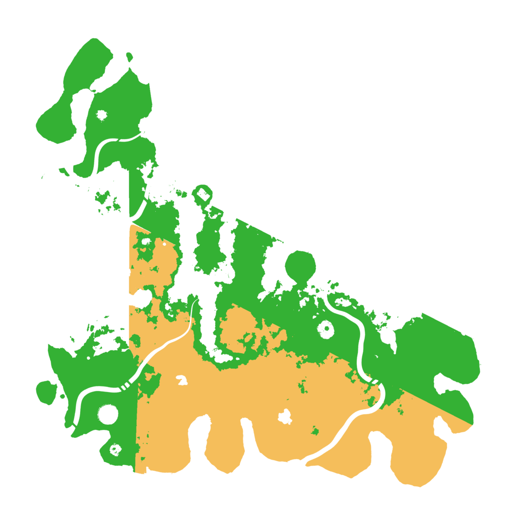 Biome Rust Map: Procedural Map, Size: 4500, Seed: 921663724