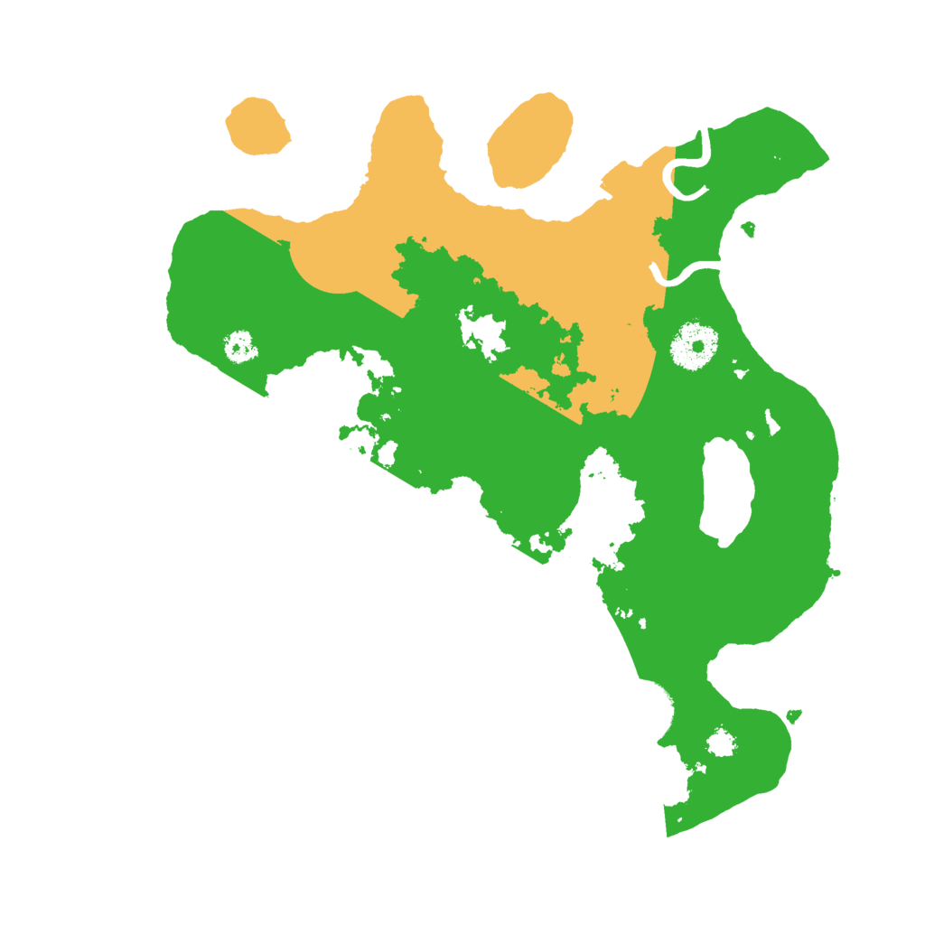 Biome Rust Map: Procedural Map, Size: 3000, Seed: 406611947