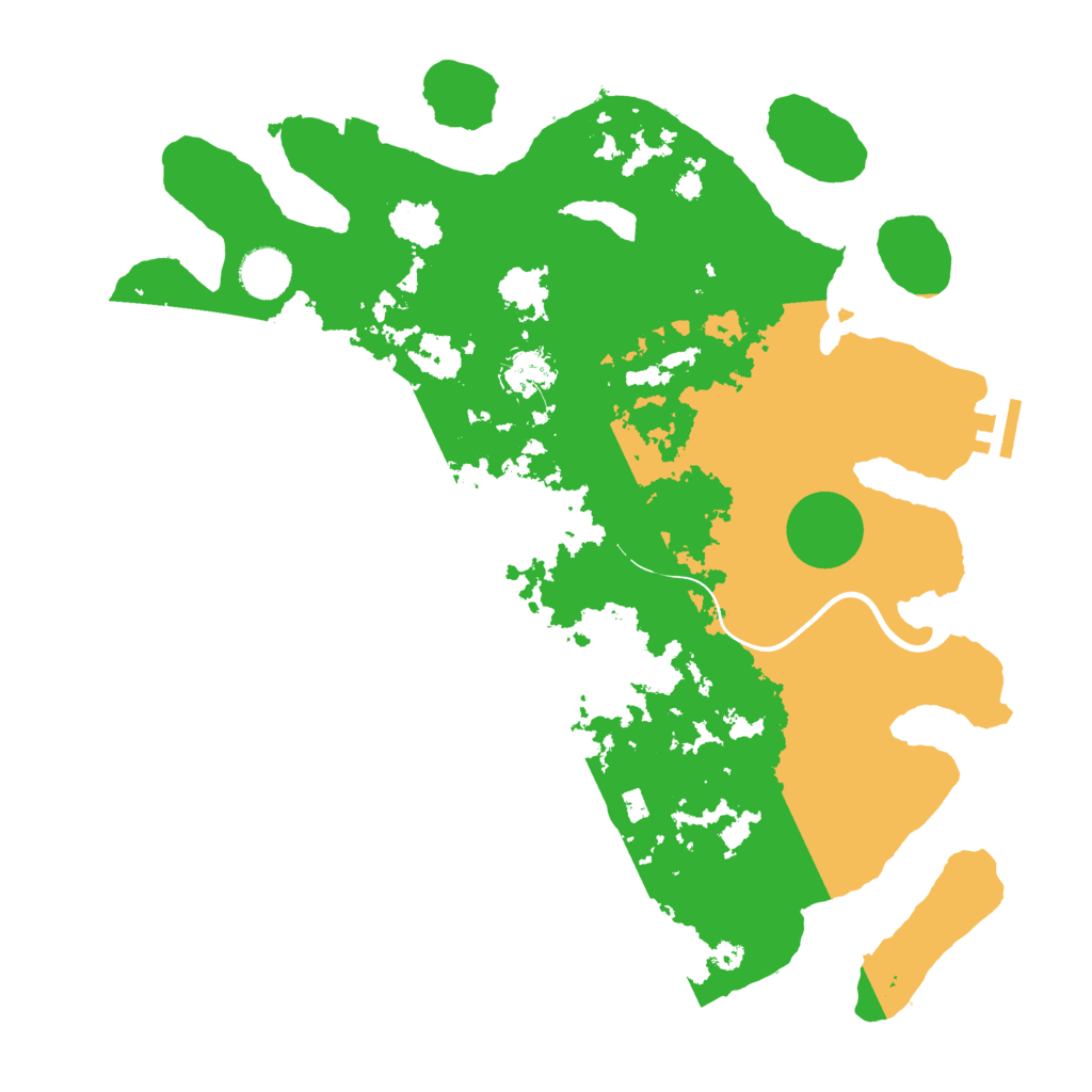 Biome Rust Map: Procedural Map, Size: 3750, Seed: 348100
