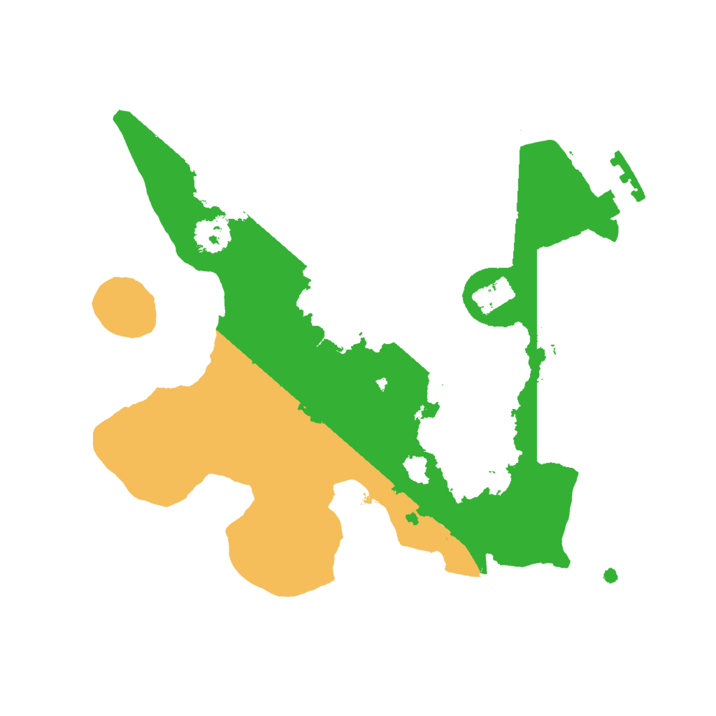 Biome Rust Map: Procedural Map, Size: 2000, Seed: 1875199489
