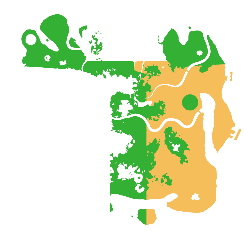 Biome Rust Map: Procedural Map, Size: 4000, Seed: 2048300670