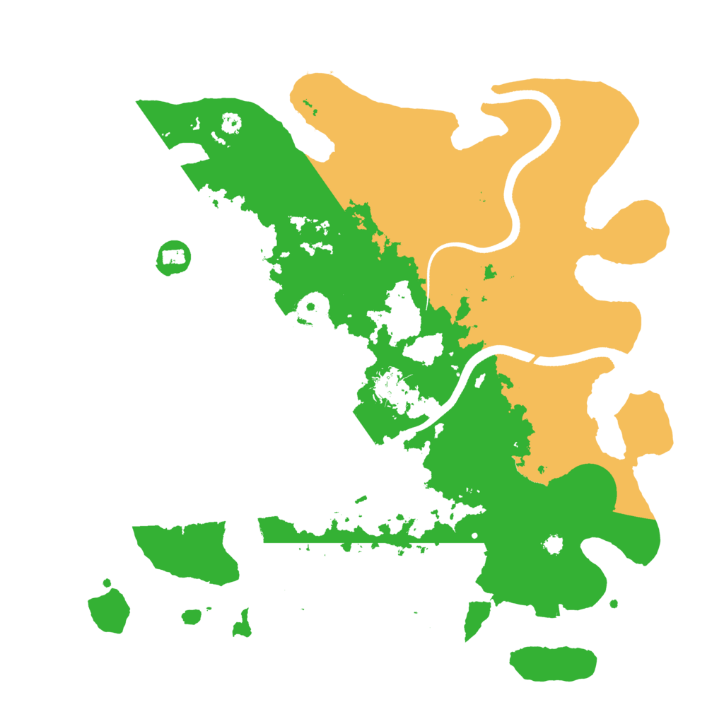 Biome Rust Map: Procedural Map, Size: 3500, Seed: 140050623