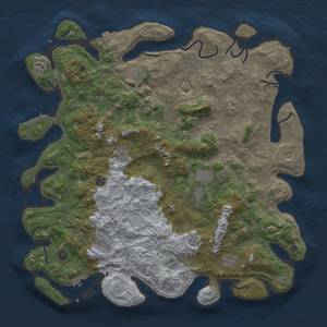 Thumbnail Rust Map: Procedural Map, Size: 4801, Seed: 1204072560, 19 Monuments