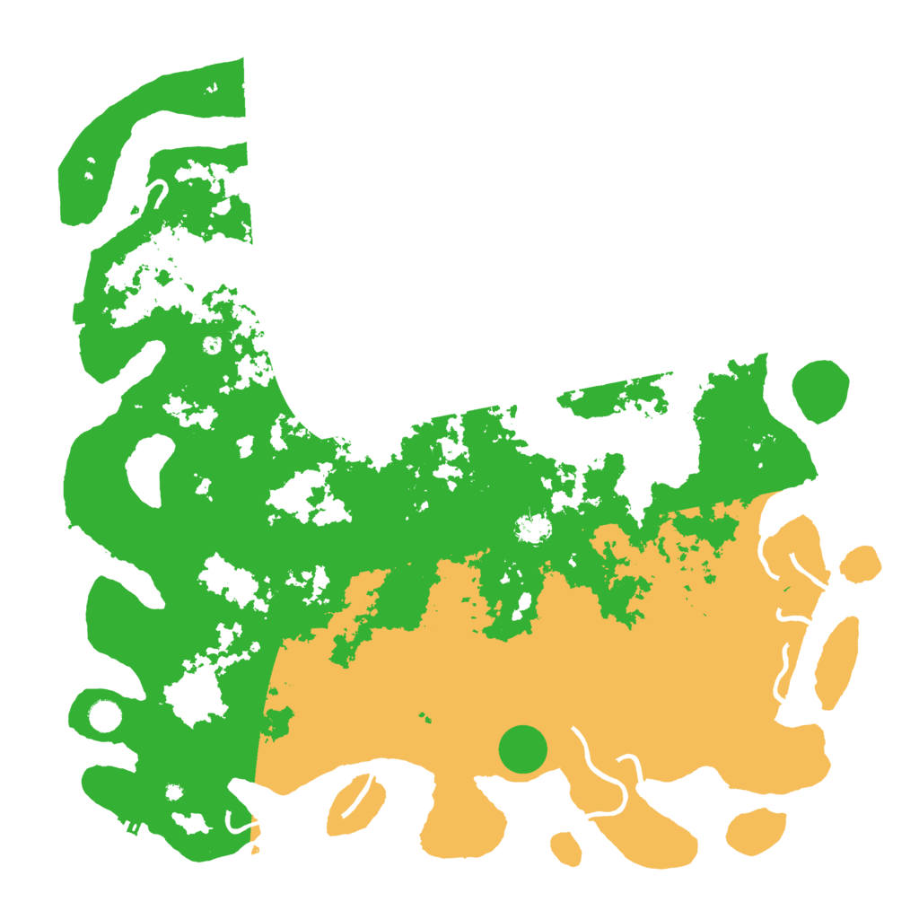 Biome Rust Map: Procedural Map, Size: 5000, Seed: 46221