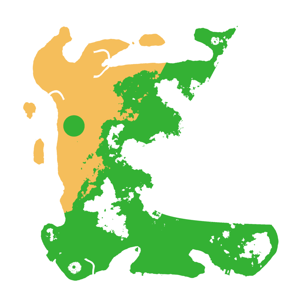 Biome Rust Map: Procedural Map, Size: 3800, Seed: 457852
