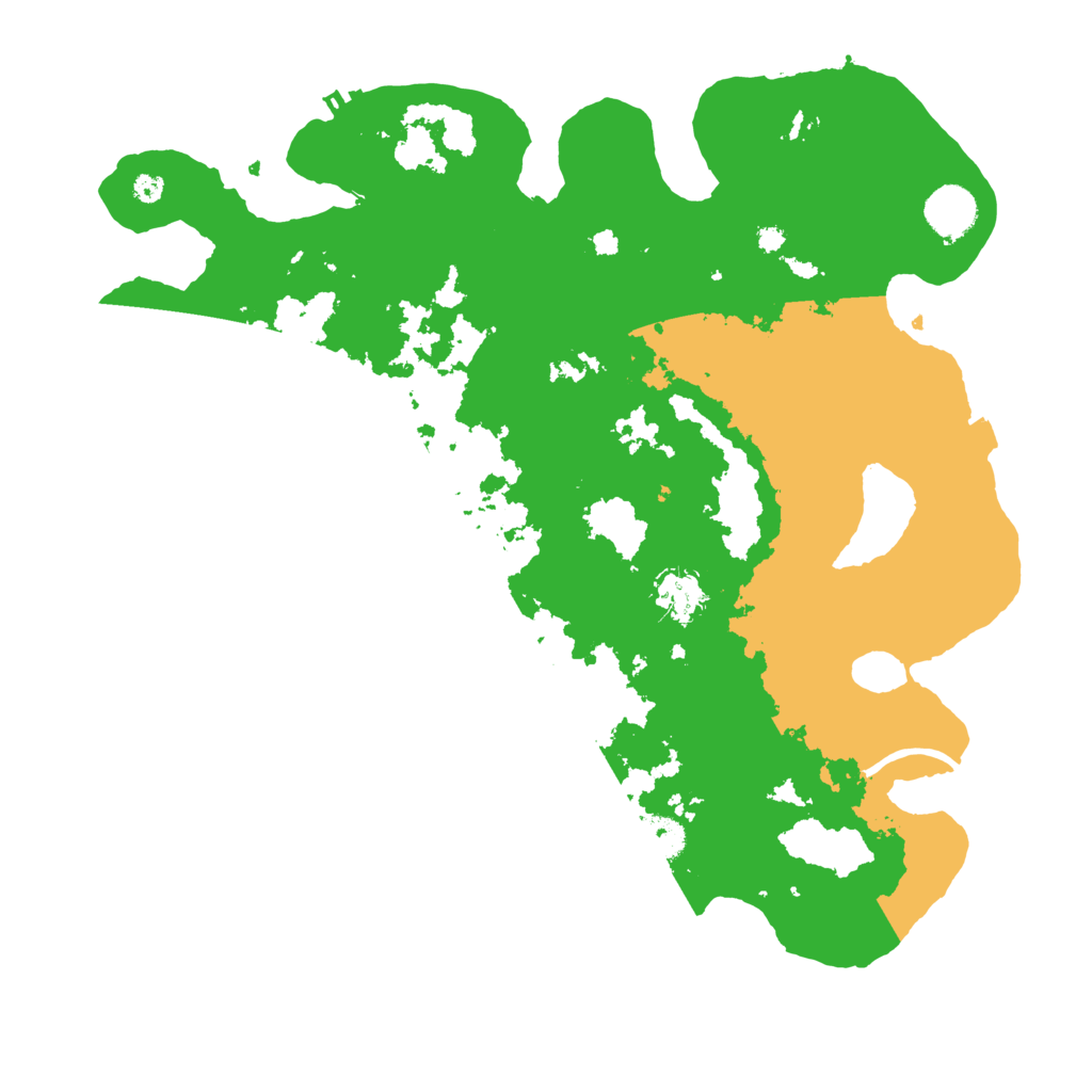 Biome Rust Map: Procedural Map, Size: 3800, Seed: 29522966