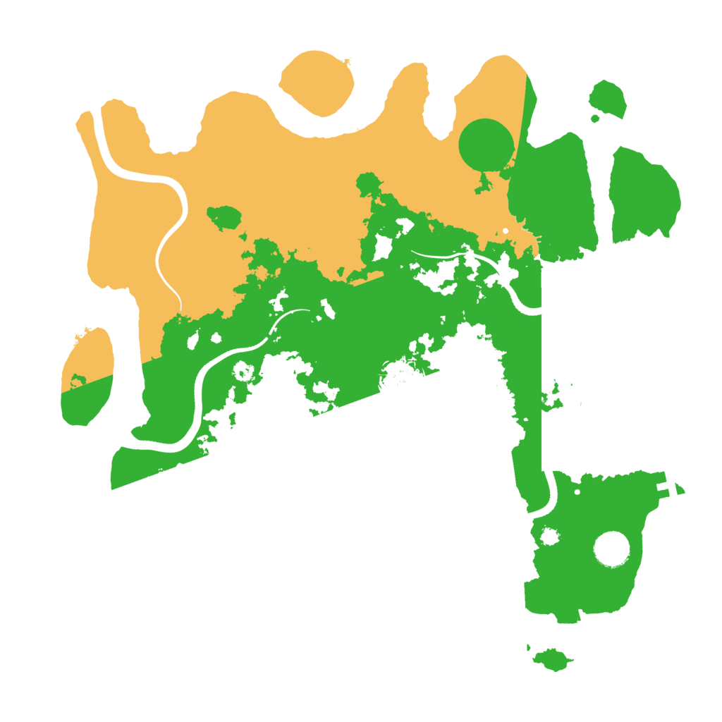 Biome Rust Map: Procedural Map, Size: 3600, Seed: 21606686