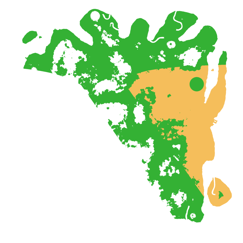 Biome Rust Map: Procedural Map, Size: 4500, Seed: 1123103537