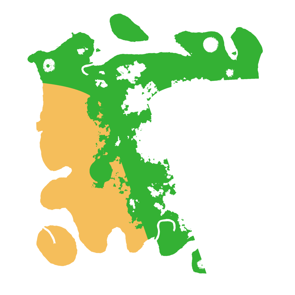 Biome Rust Map: Procedural Map, Size: 3500, Seed: 2076940532