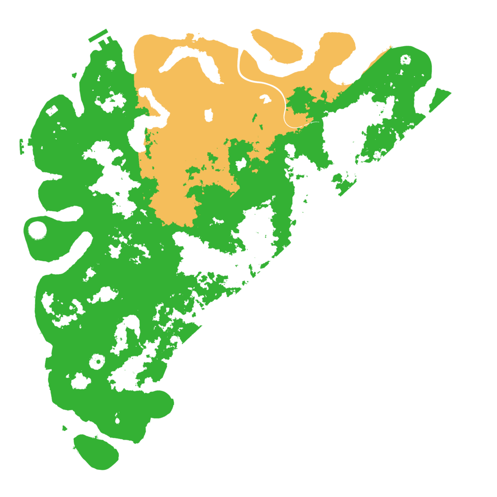 Biome Rust Map: Procedural Map, Size: 4800, Seed: 51283031
