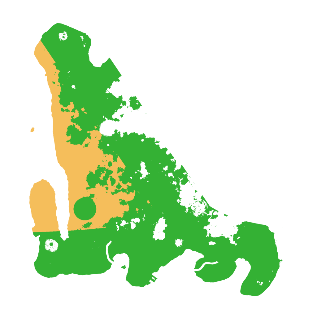 Biome Rust Map: Procedural Map, Size: 3700, Seed: 907852669
