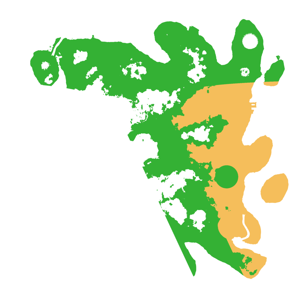 Biome Rust Map: Procedural Map, Size: 3500, Seed: 979387129