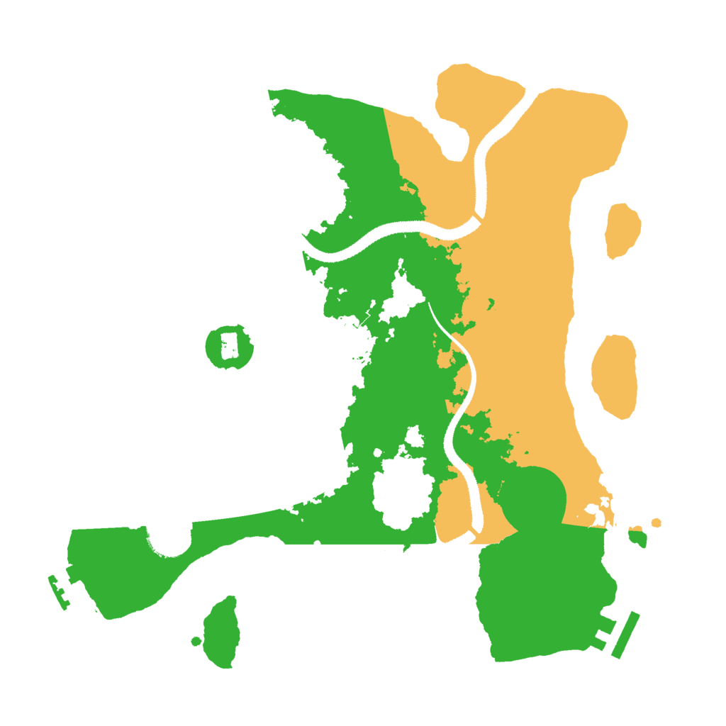 Biome Rust Map: Procedural Map, Size: 3000, Seed: 337094832