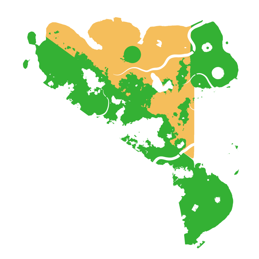 Biome Rust Map: Procedural Map, Size: 4000, Seed: 7548
