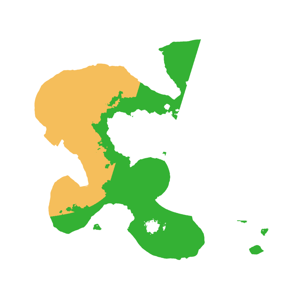 Biome Rust Map: Procedural Map, Size: 2000, Seed: 664422996