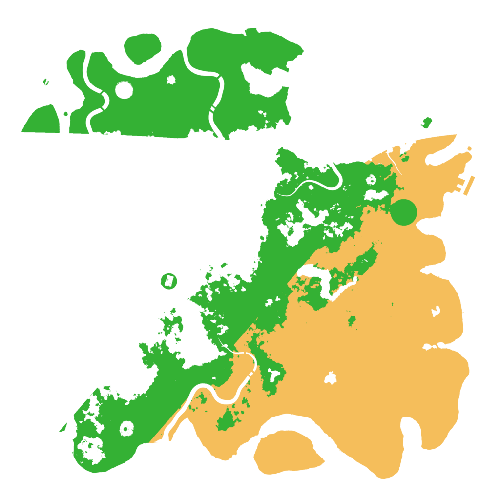 Biome Rust Map: Procedural Map, Size: 5000, Seed: 6324785