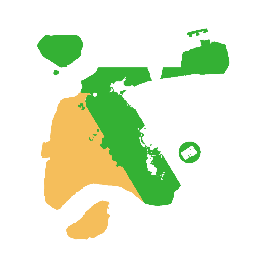 Biome Rust Map: Procedural Map, Size: 2000, Seed: 363603438