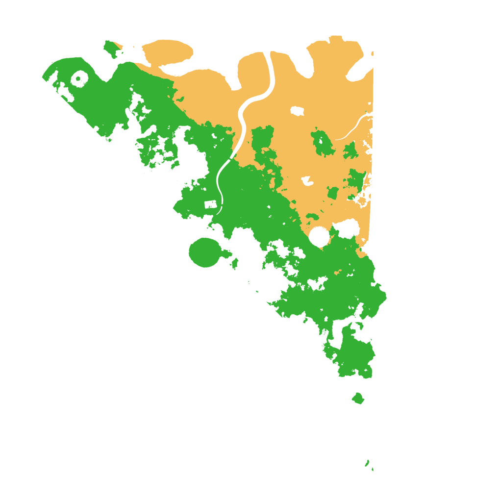 Biome Rust Map: Procedural Map, Size: 4500, Seed: 1005498820