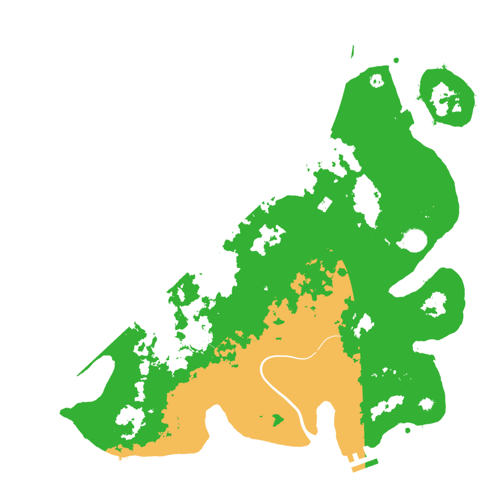 Biome Rust Map: Procedural Map, Size: 3700, Seed: 743069787