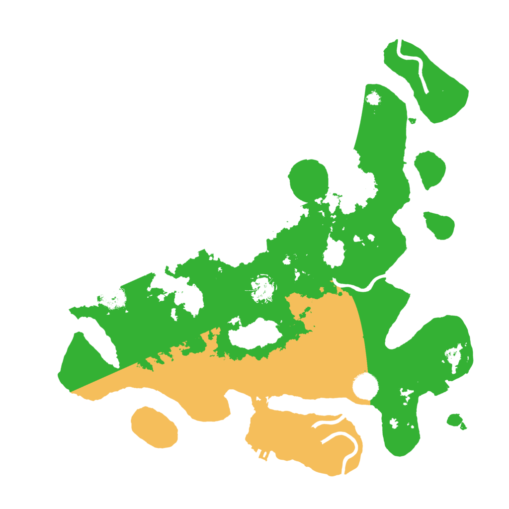 Biome Rust Map: Procedural Map, Size: 3500, Seed: 623682870