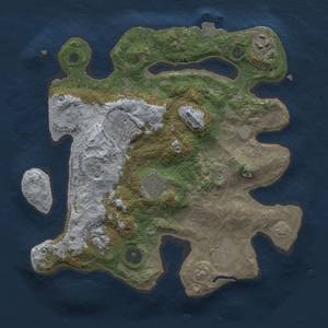 Thumbnail Rust Map: Procedural Map, Size: 3000, Seed: 798635474, 12 Monuments