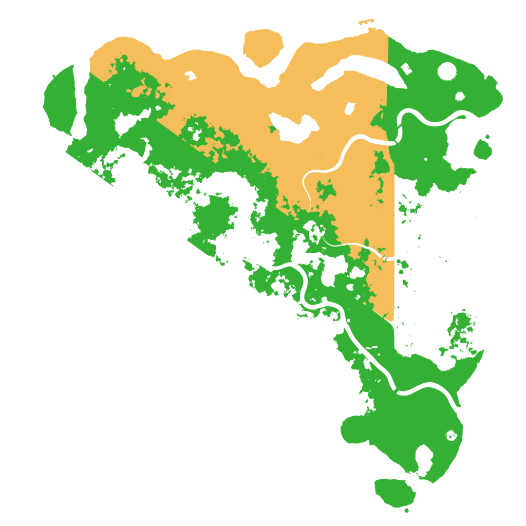 Biome Rust Map: Procedural Map, Size: 5000, Seed: 88500484