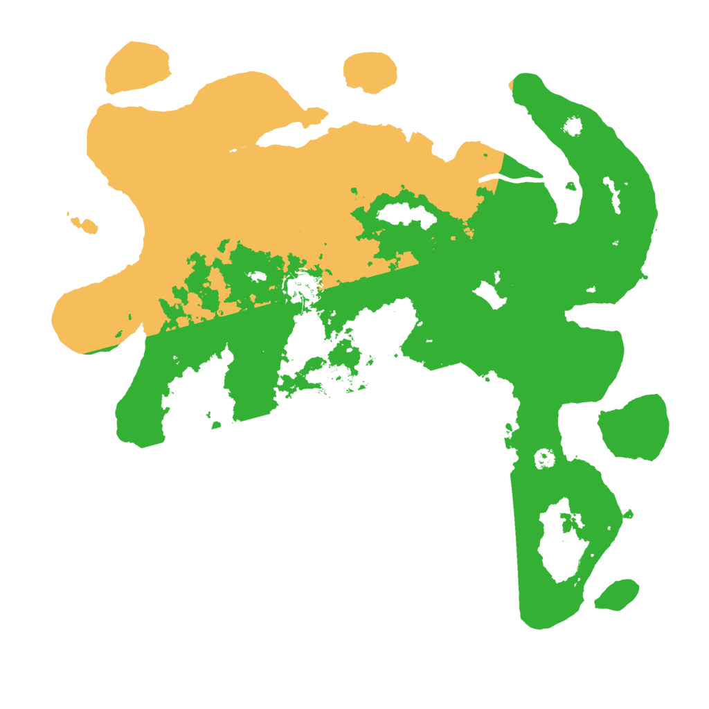 Biome Rust Map: Procedural Map, Size: 3500, Seed: 123439601