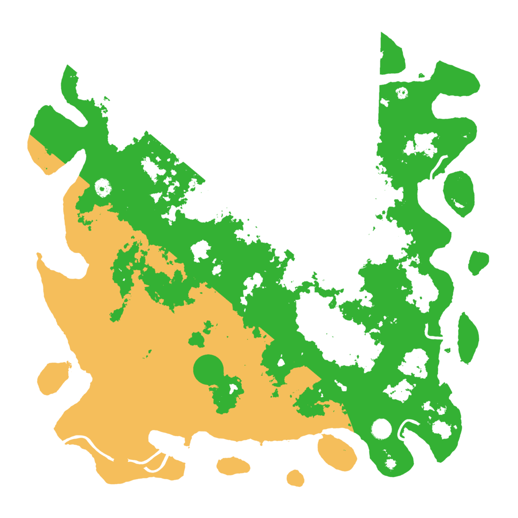 Biome Rust Map: Procedural Map, Size: 4500, Seed: 324936652