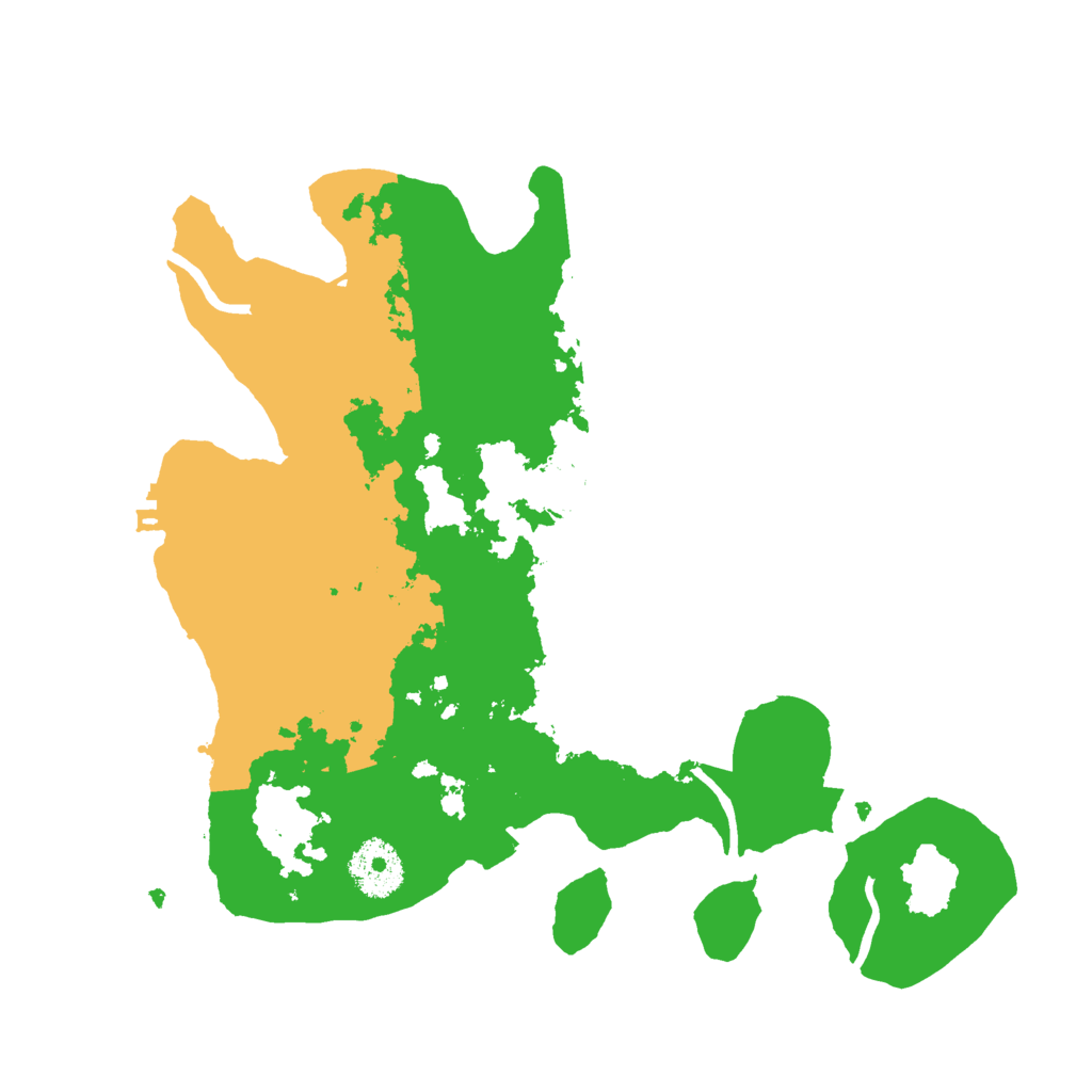Biome Rust Map: Procedural Map, Size: 3000, Seed: 398445436