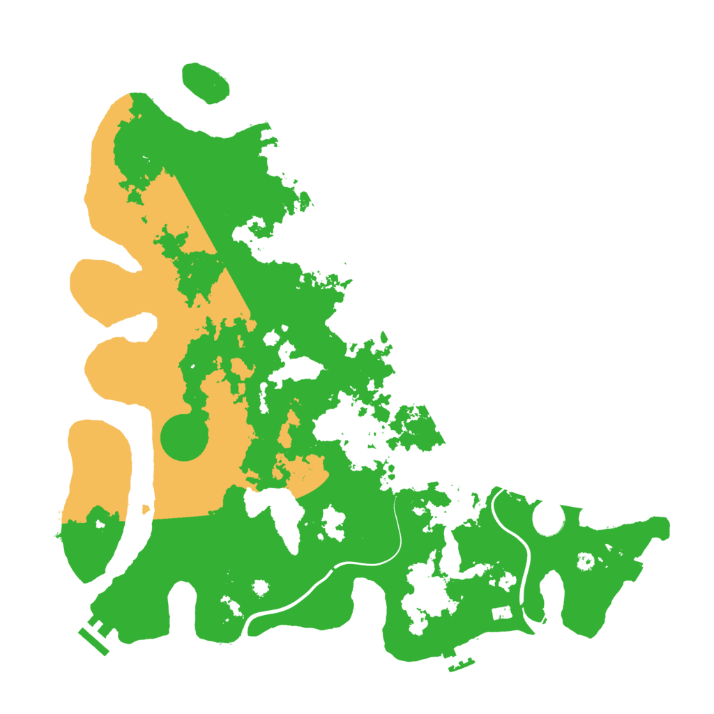 Biome Rust Map: Procedural Map, Size: 4000, Seed: 37689908
