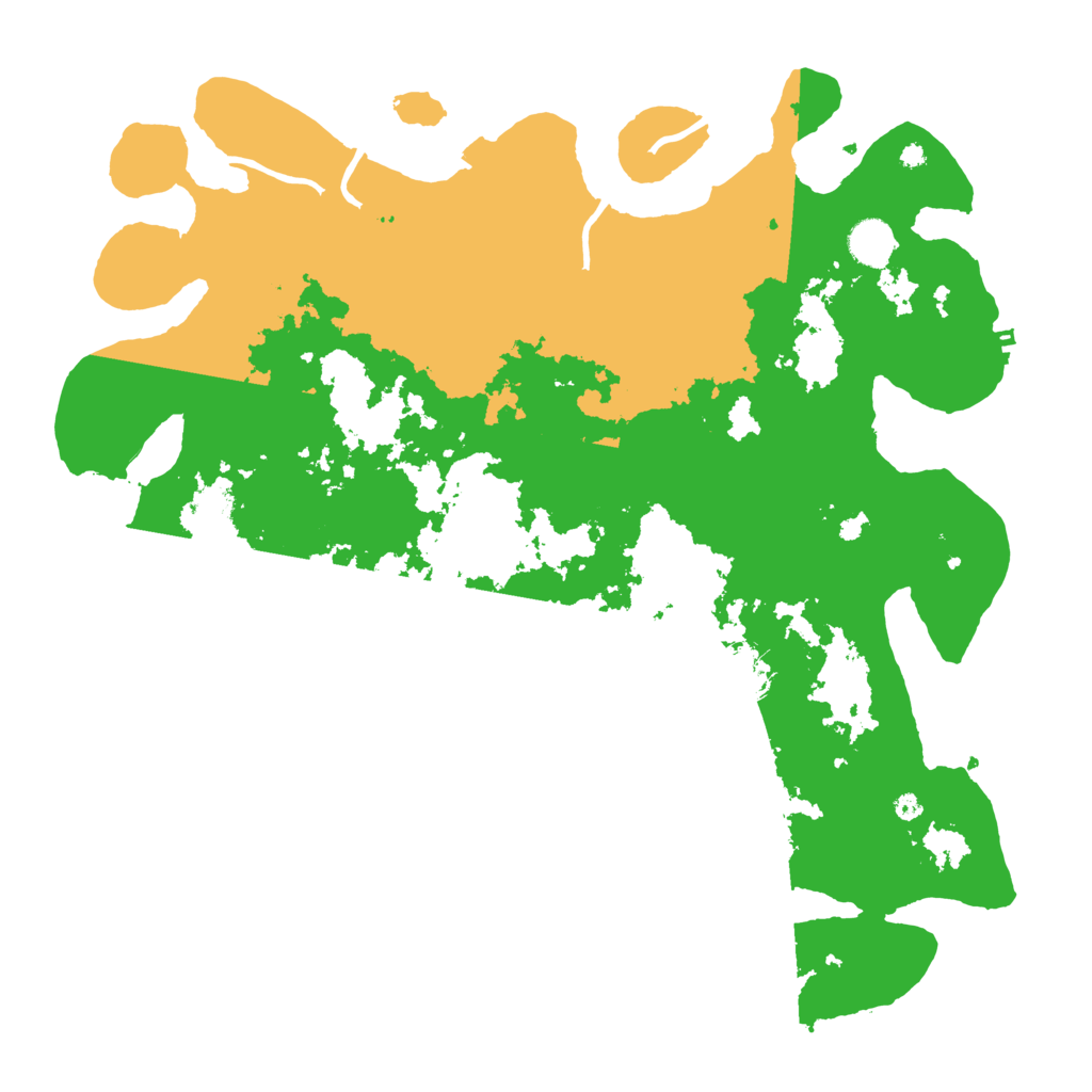 Biome Rust Map: Procedural Map, Size: 4200, Seed: 627134825