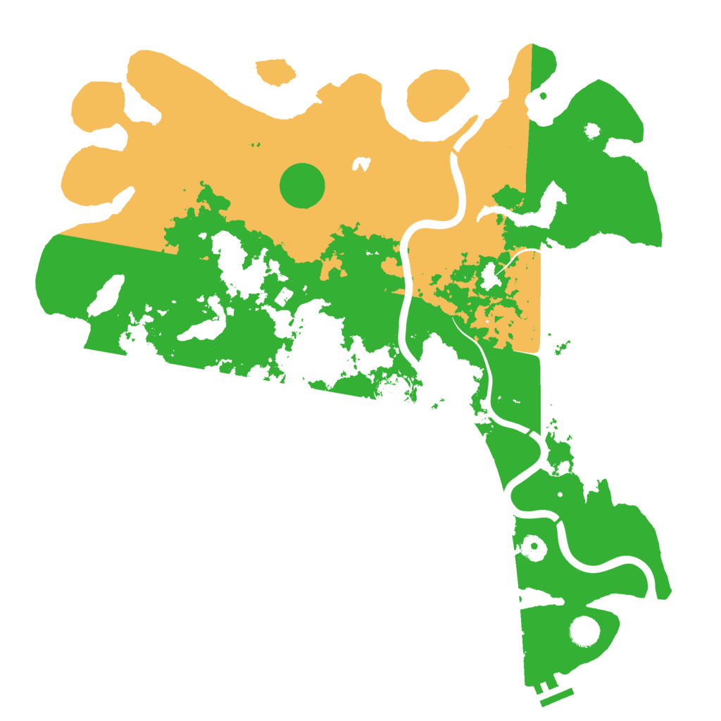 Biome Rust Map: Procedural Map, Size: 4200, Seed: 627134825