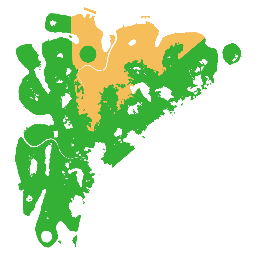 Biome Rust Map: Procedural Map, Size: 4187, Seed: 1766304437