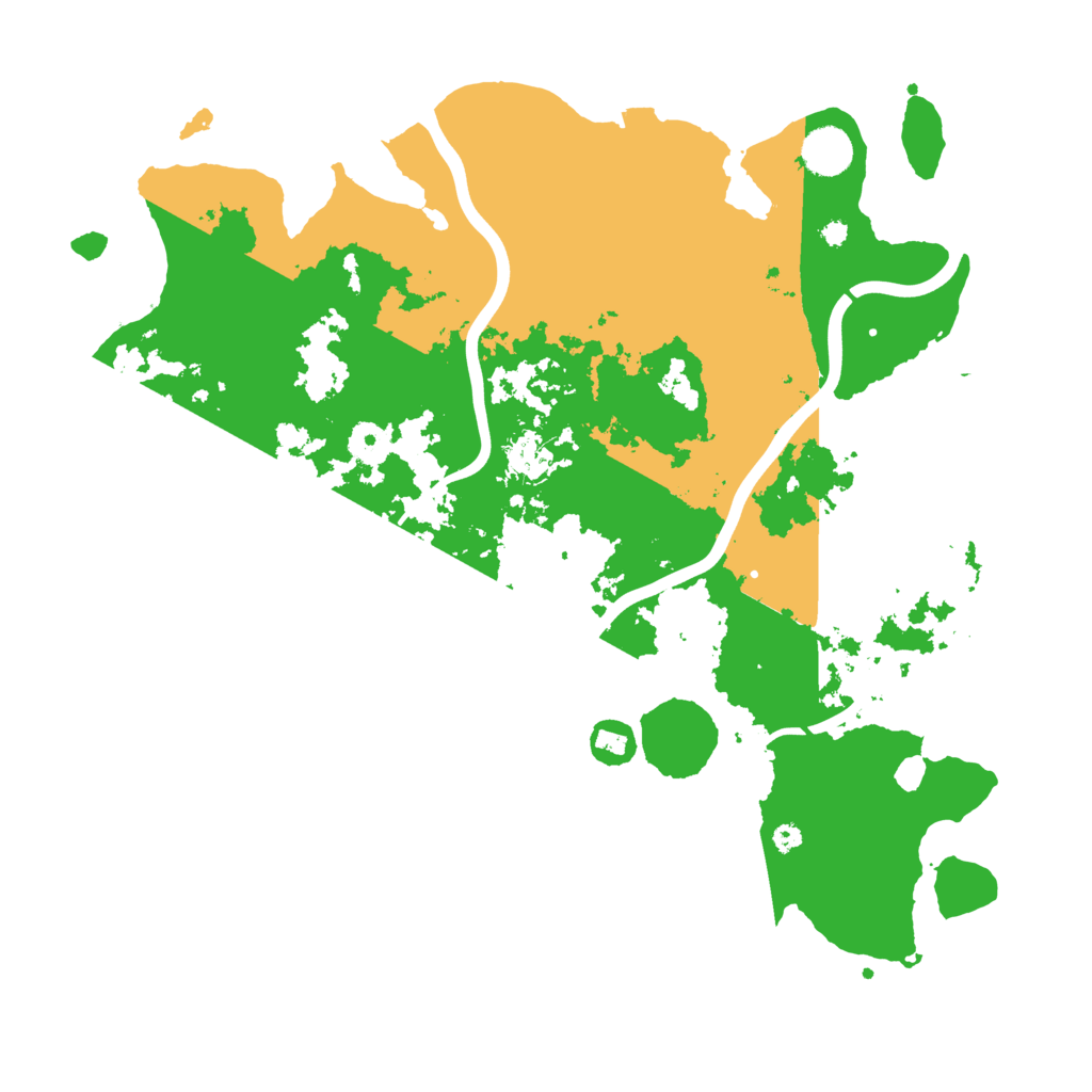 Biome Rust Map: Procedural Map, Size: 3900, Seed: 927630380
