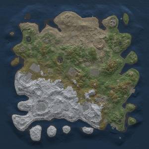 Thumbnail Rust Map: Procedural Map, Size: 3900, Seed: 927630380, 18 Monuments