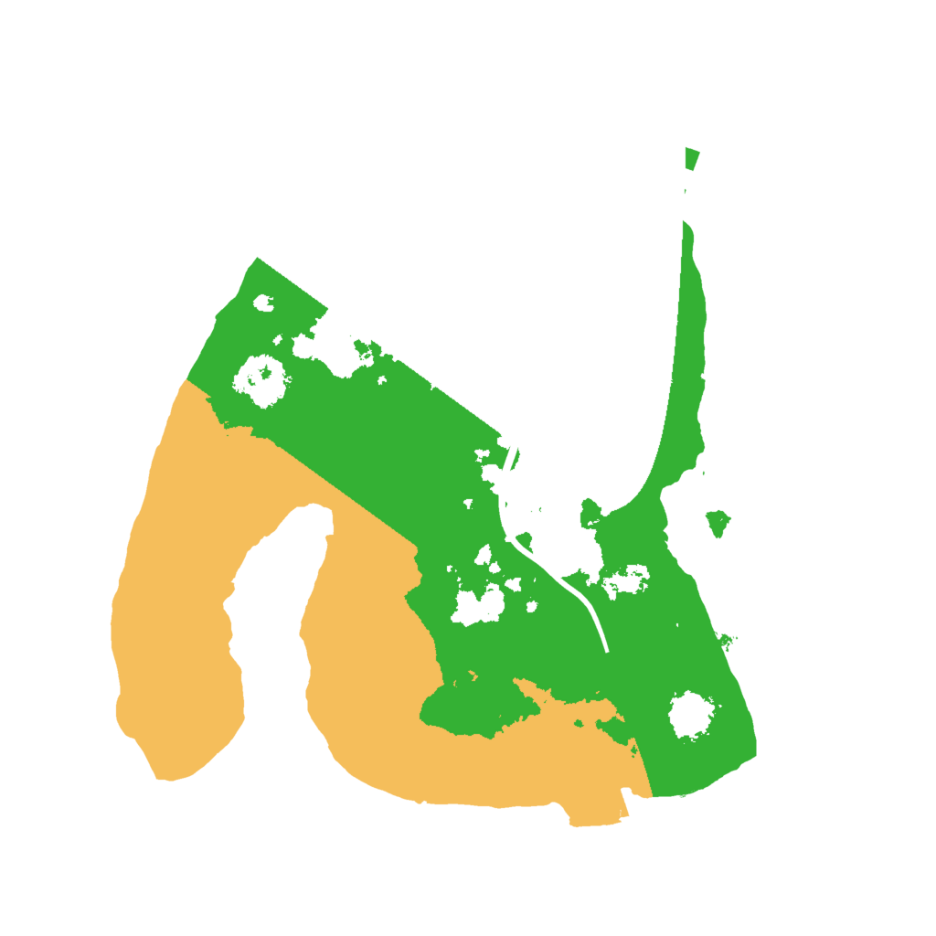 Biome Rust Map: Procedural Map, Size: 1850, Seed: 4265