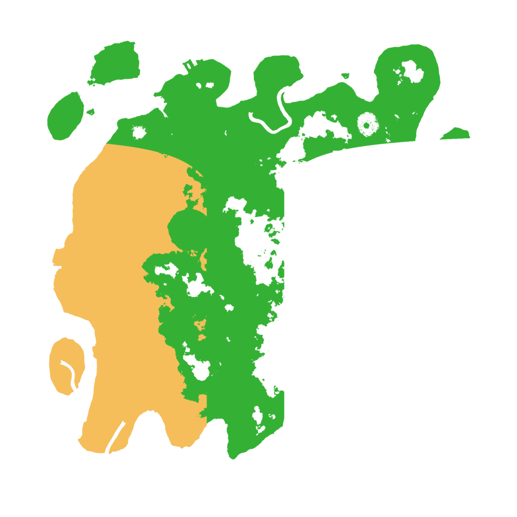 Biome Rust Map: Procedural Map, Size: 3500, Seed: 491484137