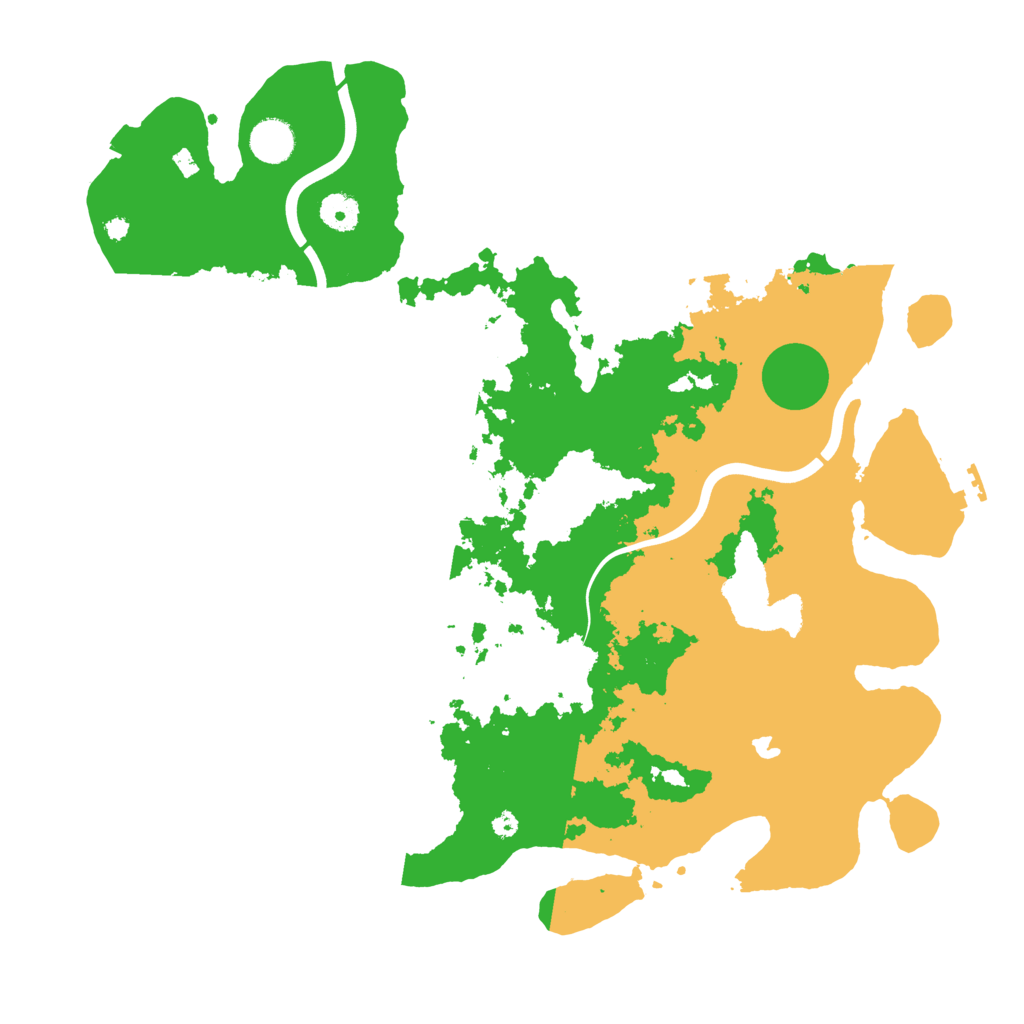 Biome Rust Map: Procedural Map, Size: 4050, Seed: 414646665