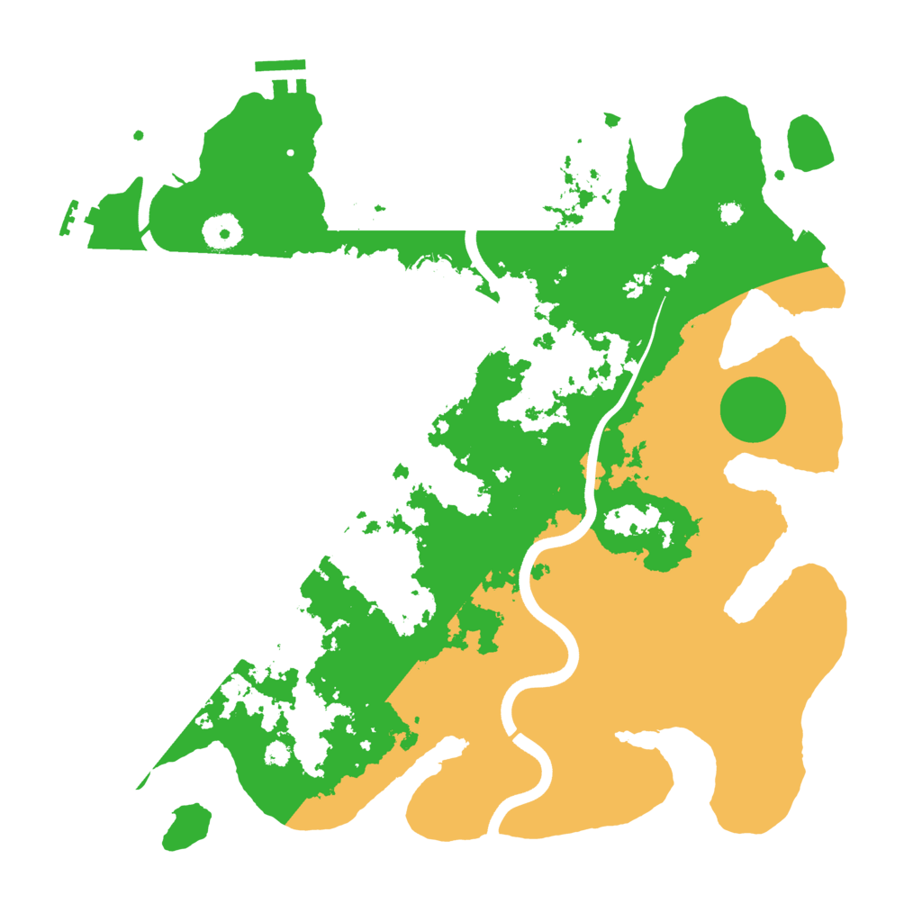 Biome Rust Map: Procedural Map, Size: 3700, Seed: 1389039115