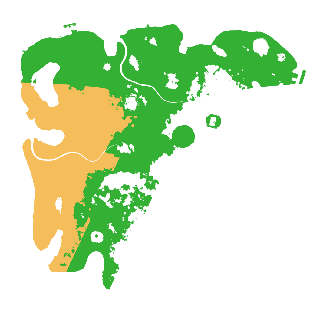 Biome Rust Map: Procedural Map, Size: 3750, Seed: 49793707