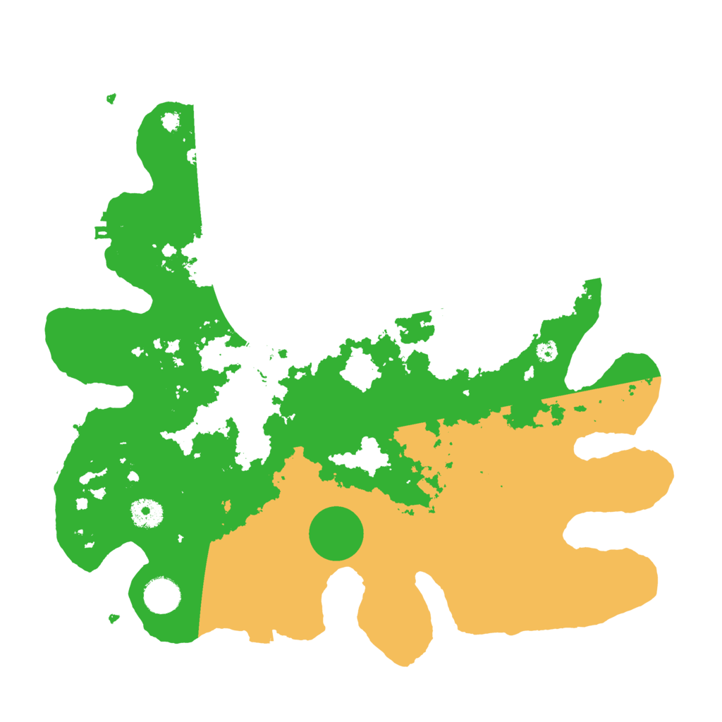 Biome Rust Map: Procedural Map, Size: 3500, Seed: 1248115975